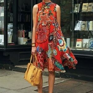 Sz XL Anthropolgie Maeve Larkhill Swing Dress